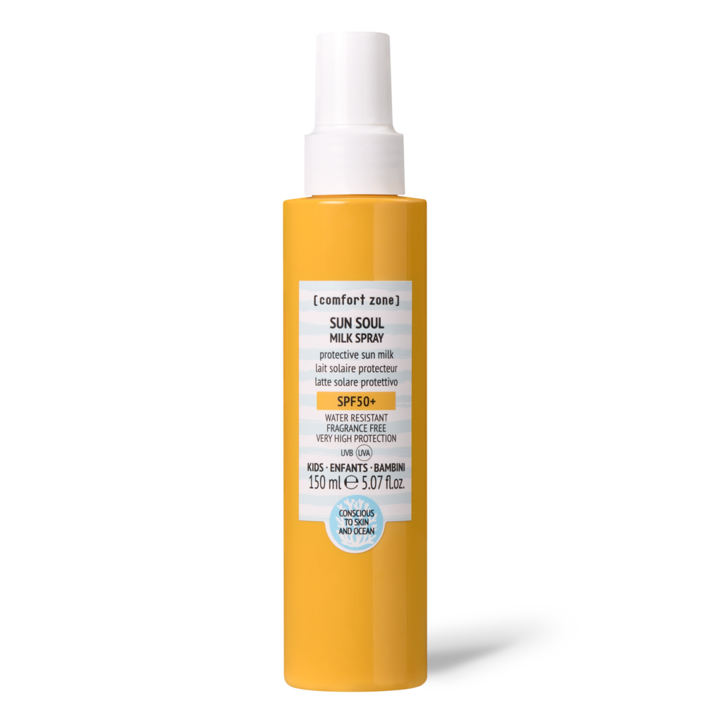 SUN SOUL MILK SPRAY SPF 50+ KIDS Purškiamas apsauginis pienelis nuo saulės vaikams