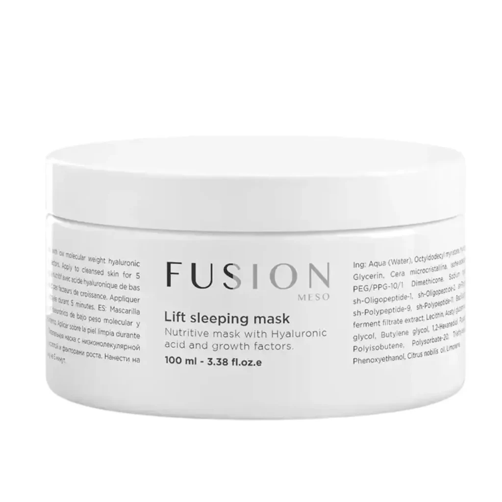 LIFT SLEEPING MASK Maitinamoji kaukė su hialurono rūgštimi ir augimo faktoriais