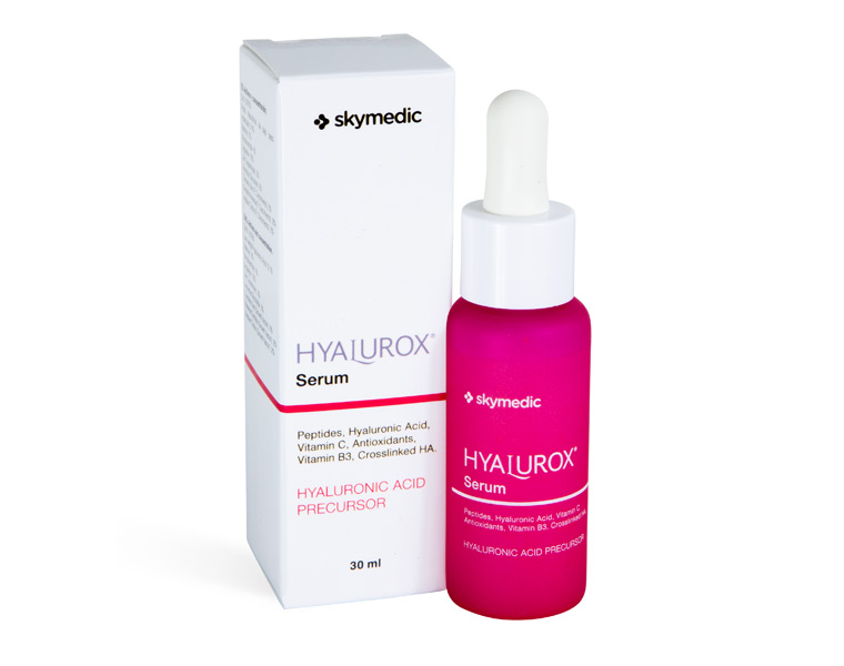 HYALUROX AH Drėkinamasis antioksidacinis veido serumas